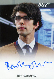 James Bond 007 Classics Autograph Card Ben Whishaw as Q
