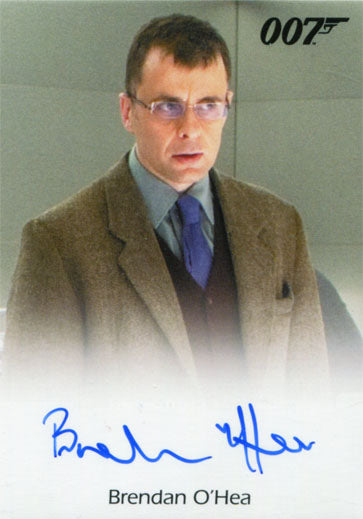 James Bond 007 Classics Autograph Card Brendan OHea as Forensic Technician