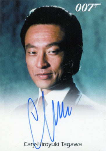 James Bond 007 Classics Autograph Card Cary-Hiroyuki Tagawa as Kwang