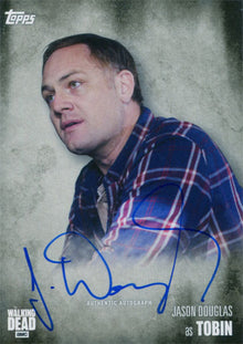 Walking Dead Season 5 Autograph Chase Card Jason Douglas as Tobin