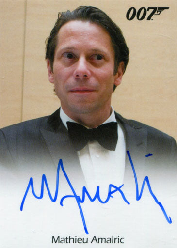 James Bond 007 Classics Autograph Card Mathieu Amalric as Dominic Greene