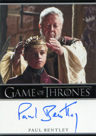 Game of Thrones Season 5 Autograph Card Paul Bentley as High Septon