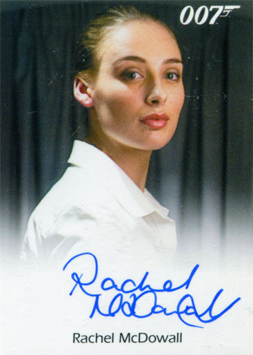 James Bond 007 Classics Autograph Card Rachel McDowall as Flight Attendant