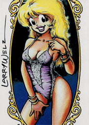 Larry Welz Cherry Autograph Card 5finity 2012