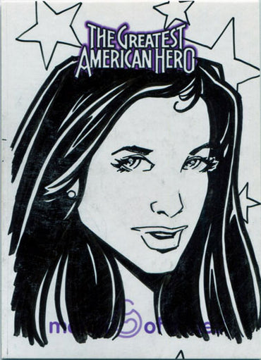 DH 2017 5finity Greatest American Hero Sketch Card by Michael Potter Axebone