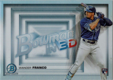 Bowman Chrome Baseball 2022 In 3D Insert Card B3D-1 Wander Franco