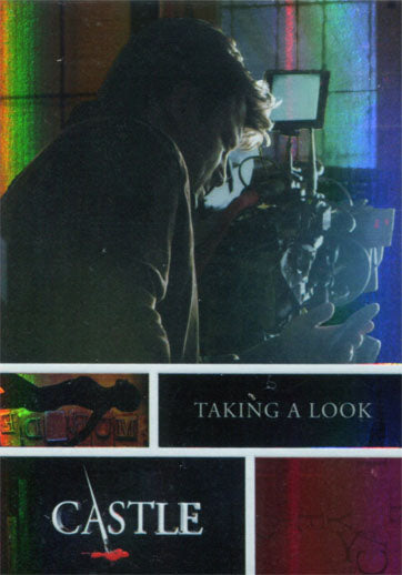 Castle Season Three & Four Behind the Scenes B3 Foil Parallel Chase Card