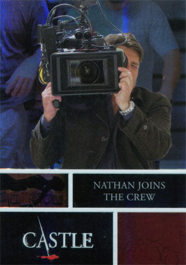 Castle Season Three & Four Behind the Scenes B8 Foil Parallel Chase Card
