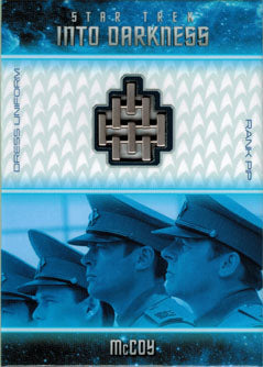 Star Trek Movies 2014 Into Darkness B9 Uniform Badge Card McCoy