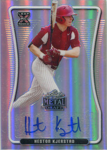 Leaf Metal Draft Baseball 2020 Refractor Autograph Card BA-HK1 Heston Kjerstad