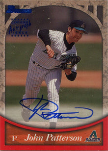 Bowman Baseball 1999 Certified Autograph Issue Card BA55 John Patterson