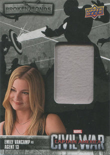 Captain America Civil War Costume Card BB-SC Emily VanCamp as Agent 13