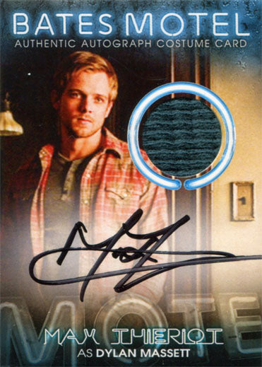 Bates Motel Autograph Costume Relic BC12 Max Thieriot as Dylan Massett
