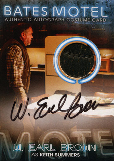 Bates Motel Autograph Costume Relic BC14 W. Earl Brown as Keith Summers