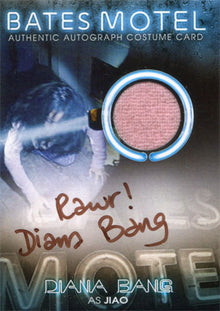 Bates Motel Autograph Costume Relic BC9 Diana Bang as Jiao