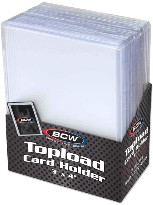 BCW 3x4 Topload Card Holder