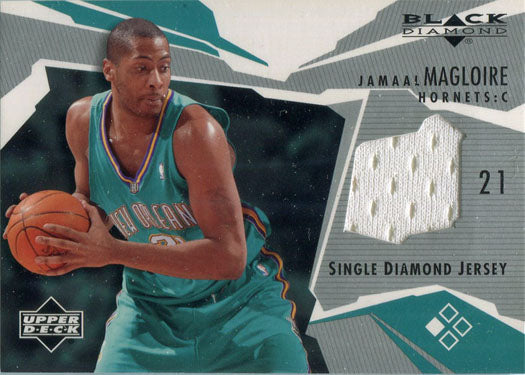 Black Diamond Basketball 2002-03 Single Diamond Jersey Card BD-JM J. Maglorie