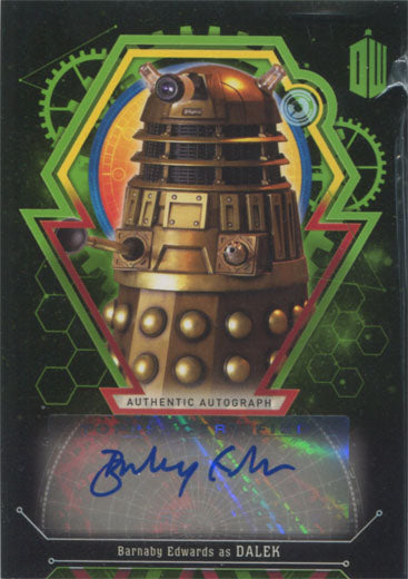 Doctor Who Extraterrestrial Encounters Autograph Card Barnaby Edwards #42/50