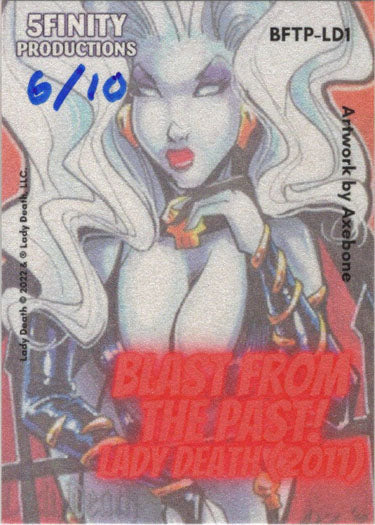 Lady Death Blast From The Past 5finity 2011 BFTP-LD1 Promo Card 6/10
