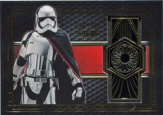 Star Wars Last Jedi BG-CF Commemorative Emblem Card Captain Phasma