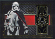 Star Wars Last Jedi BG-CF Commemorative Emblem Card Captain Phasma