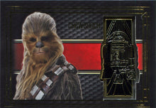 Star Wars Last Jedi BG-CR2 Commemorative Emblem Card Chewbacca