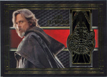 Star Wars Last Jedi BG-MM Commemorative Emblem Card Luke Skywalker