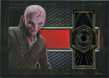 Star Wars Last Jedi BG-SF Commemorative Emblem Card Supreme Leader Snoke