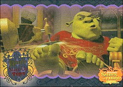 Shrek the Third Rauls Make-Up Tips Complete 3 Card Box Topper Chase Set