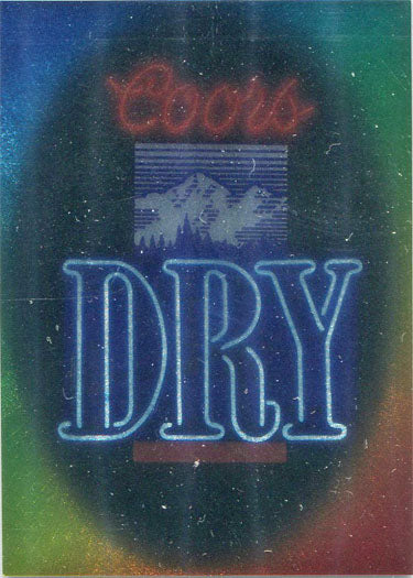 Coors Beer Bright Lights Chase Card BL4 Coors Dry