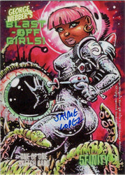 2022 5finity Blast Off Girls Sketch Card Jaime Lopez V1