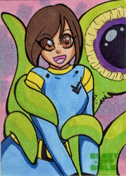 2022 5finity Blast Off Girls Sketch Card Jamie Joslyn