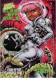 2022 5finity Blast Off Girls Sketch Card Kate Carleton