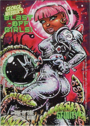 2022 5finity Blast Off Girls Sketch Card Omar Soto