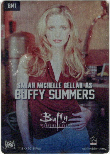 Buffy Ultimate Collectors Series 2 Metal Chase Card BM1 Sarah Michelle Gellar