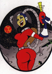 Bettie Page Private Collection BP13-AMZN Promo Card