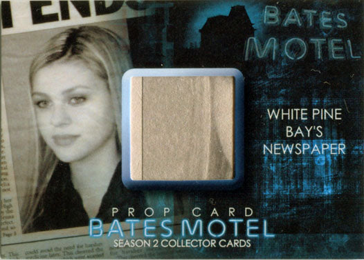 Bates Motel Season 2 Prop Card BP3 White Pine Bays Newspaper - Version 1