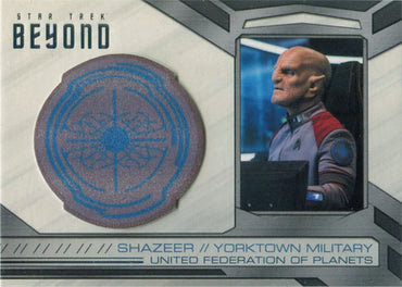 Star Trek Beyond BP5 Shazeer Replica Patch Card Yorktown Military