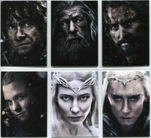 Hobbit Battle of the Five Armies Portraits BP1 to BP6 Complete 6 Card Chase Set