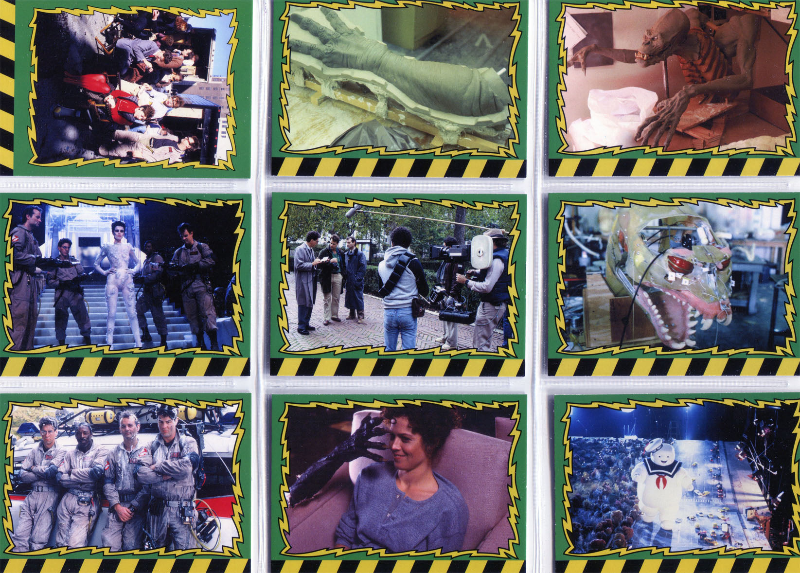 Ghostbusters Behind the Scenes Complete 9 Chase Card Set B1-B9