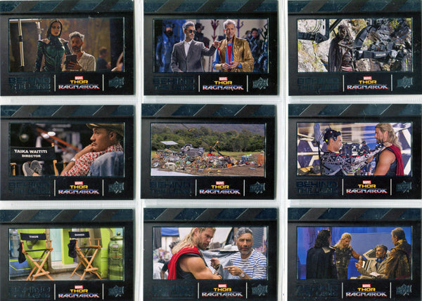 Thor Ragnarok Movie Behind The Lens Complete 20 Card Chase Set