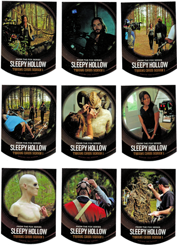 Sleepy Hollow Season 1 Behind the Scenes Complete 9 Card Chase Set