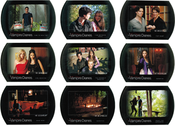 Vampire Diaries Season Two Behind the Scenes Complete 9 Card Die Cut Chase Set