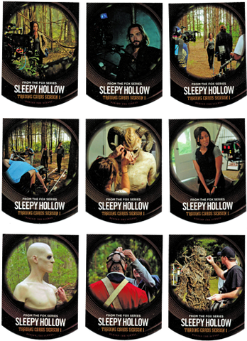 Sleepy Hollow Season 1 Behind the Scenes Complete 9 Card Chase Set