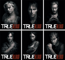 True Blood Premiere Edition Black-n-White Complete 6 Card Chase Set