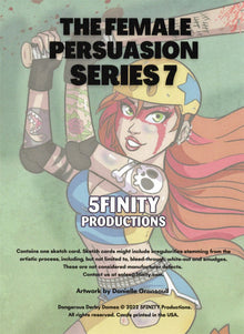 2022 5finity Dangerous Derby Dames Sketch Card Pack