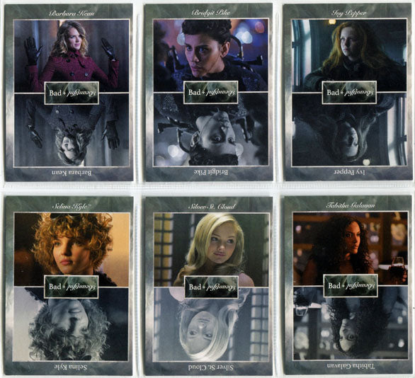 Gotham Season 2 Bad Beautiful Complete 6 Card Chase Set BB1 to BB5