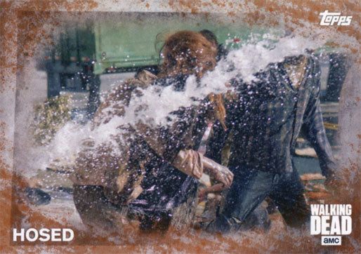 Walking Dead Season 5 Rust Parallel Base 29 Chase Card 63/99