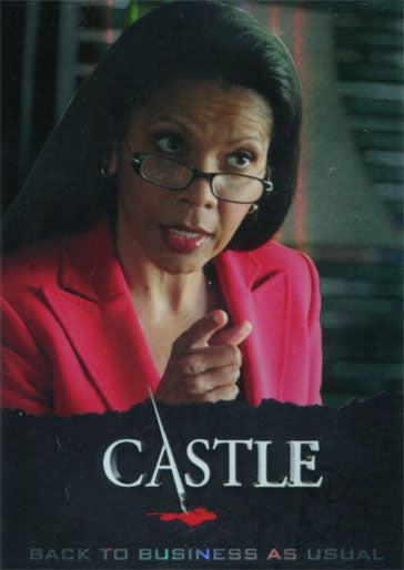 Castle Season Three & Four Base 32 Foil Parallel Chase Card