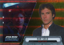 Star Wars Evolution 2016 Base 42 Gold Parallel Chase Card #37/50